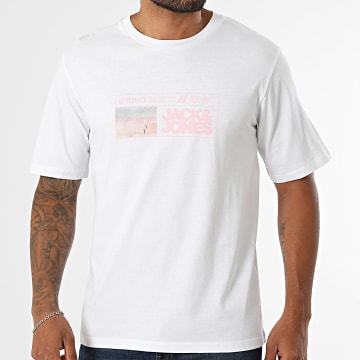 Jack And Jones - Camiseta Marina Photo Print Blanco