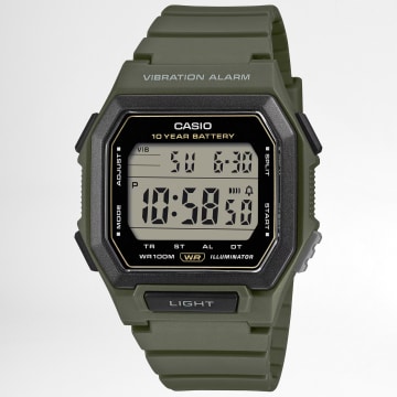 Casio - Reloj W-738H-3AVEF Verde Caqui