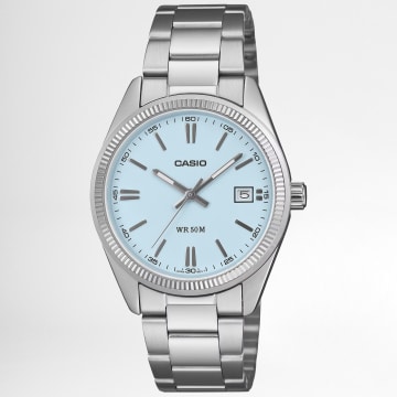 Casio - Uhr UTP-1302PD-2A2VEF Silber Hellblau