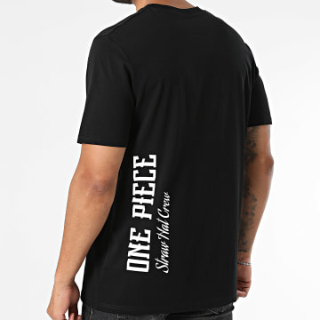 One Piece - T-Shirt Oversize Verticale Nero