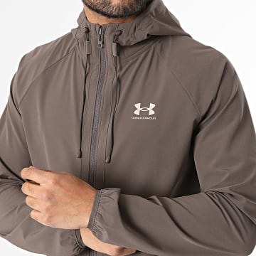Under Armour - Coupe-Vent Capuche Vibe Woven 6003001 Marron