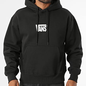Vans - Sudadera Capucha Stretch Logo 0105N Negro