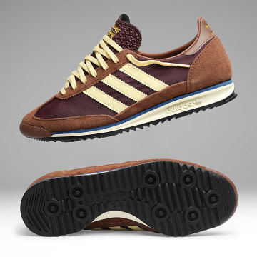 Adidas Originals - Zapatillas Mujer SL 72 OG IE3425 Granate Almost Yellow Preloved Brown