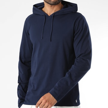 Polo Ralph Lauren - Camiseta Manga Larga Capucha Original Player Azul Marino