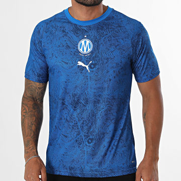 Puma - Maillot de foot OM 786436 Bleu Roi