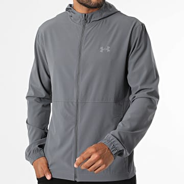 Under Armour - Jacket Hood Zip Velociti Hooded 6015111 Dark Grey