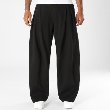 LBO - Pantalone Elegante Largo Con Piega 2833 Nero