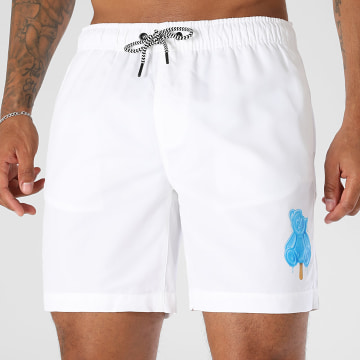 Teddy Yacht Club - Short De Bain Mini Freezing Blue Blanc