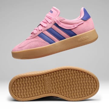 Adidas Performance - Zapatillas Mujer Barreda KK2323 St Tropic Bloom Púrpura Puro Gum 3