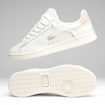 Lacoste - Baskets Femme Carnaby Set 226 Off White Light Pink