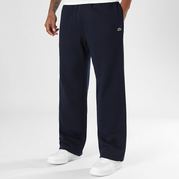 Lacoste - Pantalon Jogging Logo Brodé Crocodile Bleu Marine