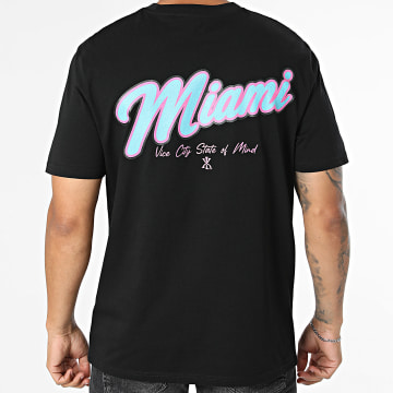 Luxury Lovers - Camiseta Oversize Miami Negro