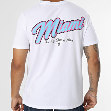 Luxury Lovers - Camiseta Oversize Miami Blanco