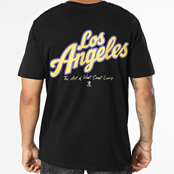 Luxury Lovers - Camiseta Oversize Los Angeles Negro