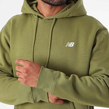 New Balance - Sweat Capuche Relaxed Fit MT41511 Vert Kaki