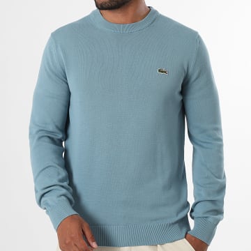 Lacoste - Maglia Regular Fit Logo Ricamato Coccodrillo Blu