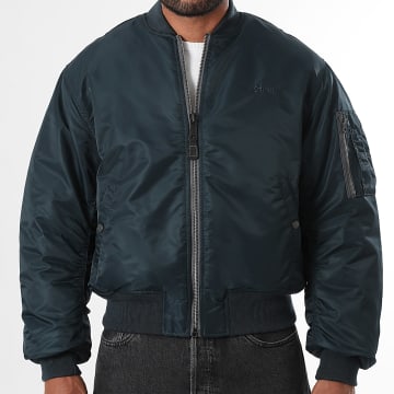 Schott NYC - Casaco Bomber Air Force 90 RS Azul Petróleo