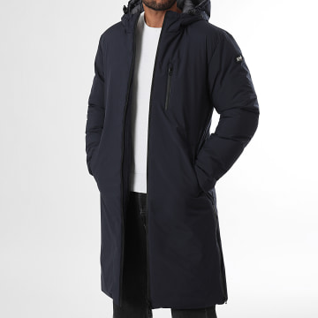 Schott NYC - Long Hooded Parka Fargo Navy Blue