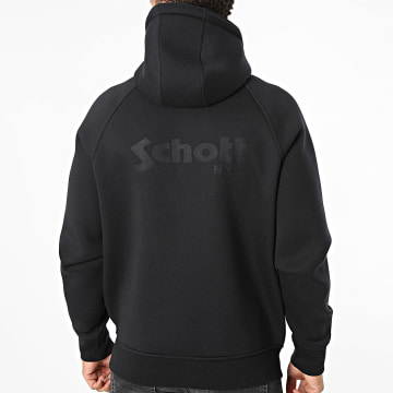 Schott NYC - Camisola com Capuz Zíper A SW4021 Preto