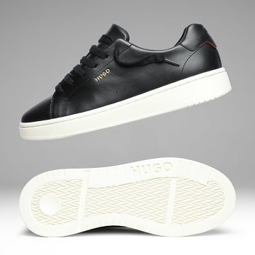 HUGO - Sneakers Neston Tennis 50569002 Zwart