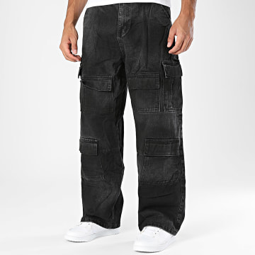 Uniplay - Jean Cargo Baggy Fit 278 Noir