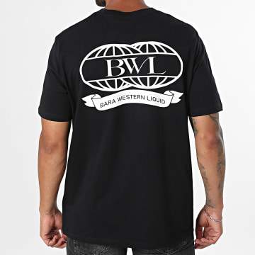 RDN x BWL - Tee Shirt Oversize Bara Western Liquid Noir Blanc