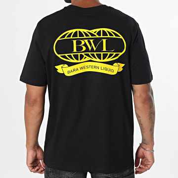 RDN x BWL - Tee Shirt Oversize Bara Western Liquid Noir Jaune