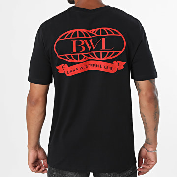 RDN x BWL - Tee Shirt Oversize Bara Western Liquid Noir Rouge