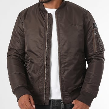 Schott NYC - Bomber Jacket Airforcers Brown