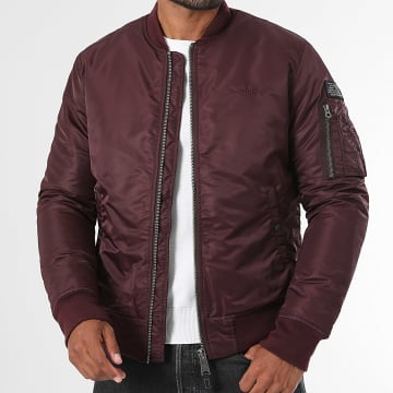 Schott NYC - Bomber Jacket Airforcers Bordeaux
