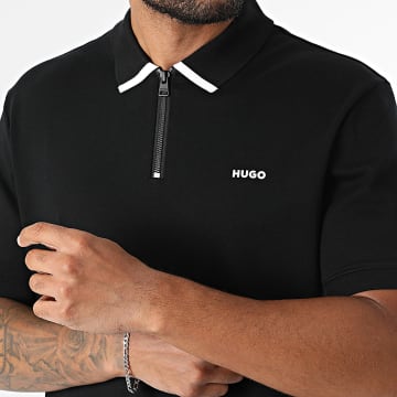 HUGO - Polos Kurzarm Dalomino 50511721 Schwarz