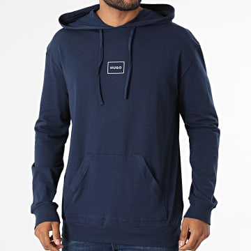 HUGO - Camiseta Manga Larga con Capucha Laze 50525244 Azul Marino