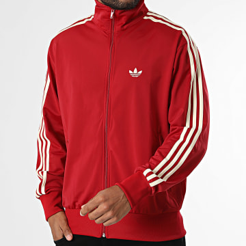 Adidas Originals - Veste Zippée A Bandes Firebird JW5960 Rouge