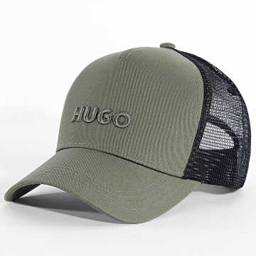 HUGO - Casquette Trucker Marsel 50535942 Vert Kaki Noir