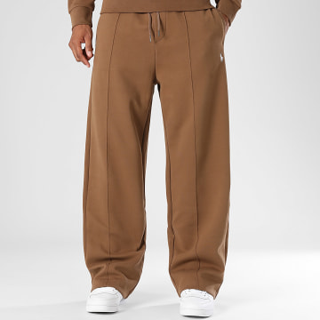 Polo Ralph Lauren - Pantalón chándal Original Player Marrón Blanco