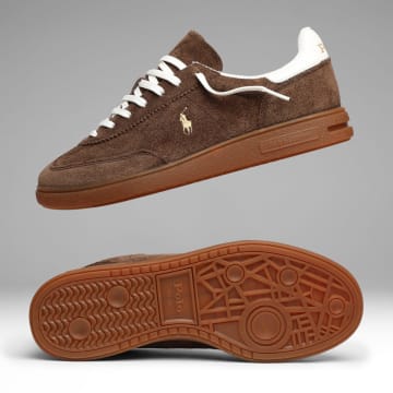Polo Ralph Lauren - Zapatillas Bedford Chocolate White
