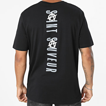 Seth Gueko - Camiseta Oversize Vertical Negro Gris Blanco