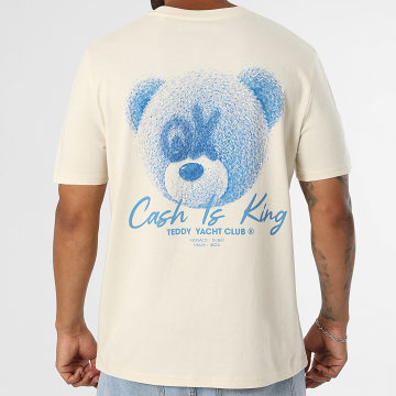 Teddy Yacht Club - Tee Shirt Oversize Cash Is King Head 3 Beige