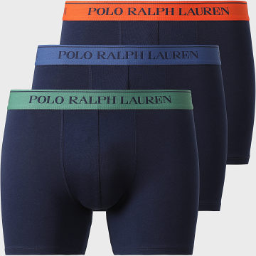 Polo Ralph Lauren - Pack de 3 Boxers Azul Marino Verde Naranja