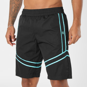 Unkut - Zwemshort 002 Zwart Turquoise