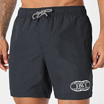 RDN x BWL - Short De Bain Bara Western Liquid Noir Blanc