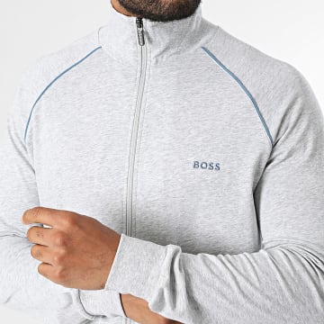 BOSS - Sweat Zippé Mix And Match 50515307 Gris Chiné