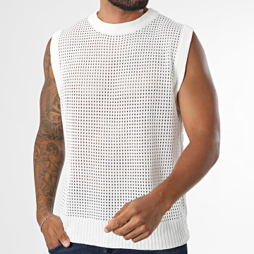 Frilivin - Crochet Tank Top 715 White