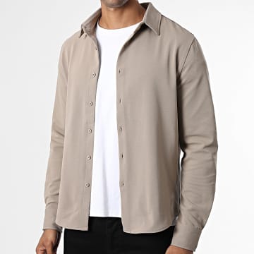Frilivin - Long Sleeve Shirt 672 Dark Beige