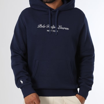 Polo Ralph Lauren - Sudadera Capucha Logo Embroidery Azul Marino