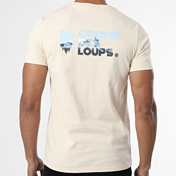Comme Des Loups - T-Shirt Pic Licht Beige