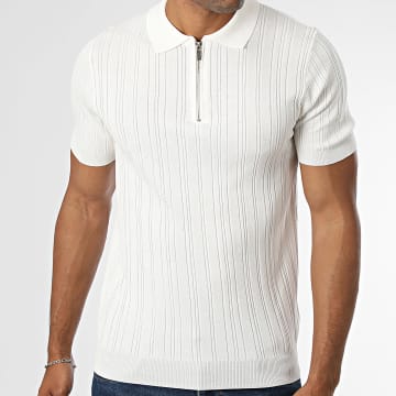 Frilivin - Polo Maniche Corte Scollo Con Zip 682 Bianco