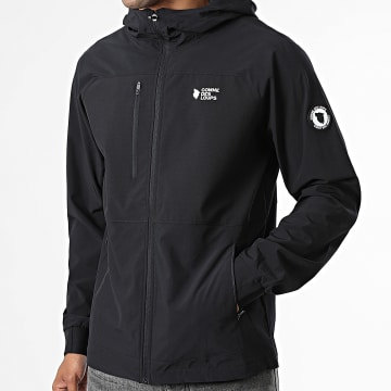 Comme Des Loups - Chaqueta con capucha con cremallera Ronin Negro