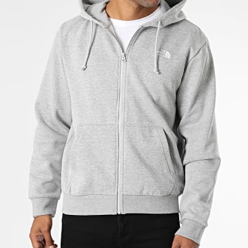 The North Face - Hoodie Met Ritssluiting En Capuchon Evo SD A8EU1 Grijs Melange