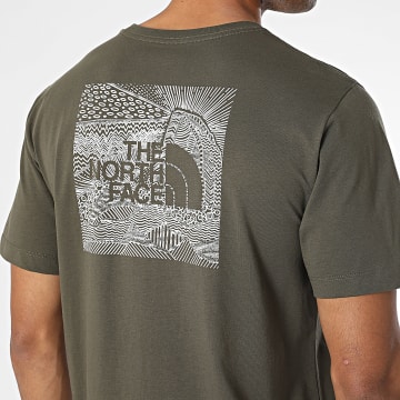 The North Face - T-Shirt Box NSE Celebration A8GV2 Kaki Groen